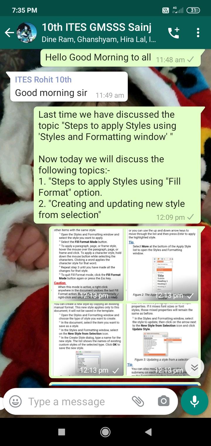 Steps to apply Styles using 