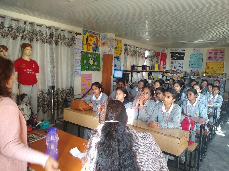 Guest Lecture of 11th  Class given by Mrs Chetna Sharma 