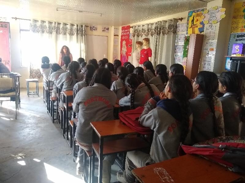 Guest Lecture of 11th Class given by Mrs Chetna Sharma