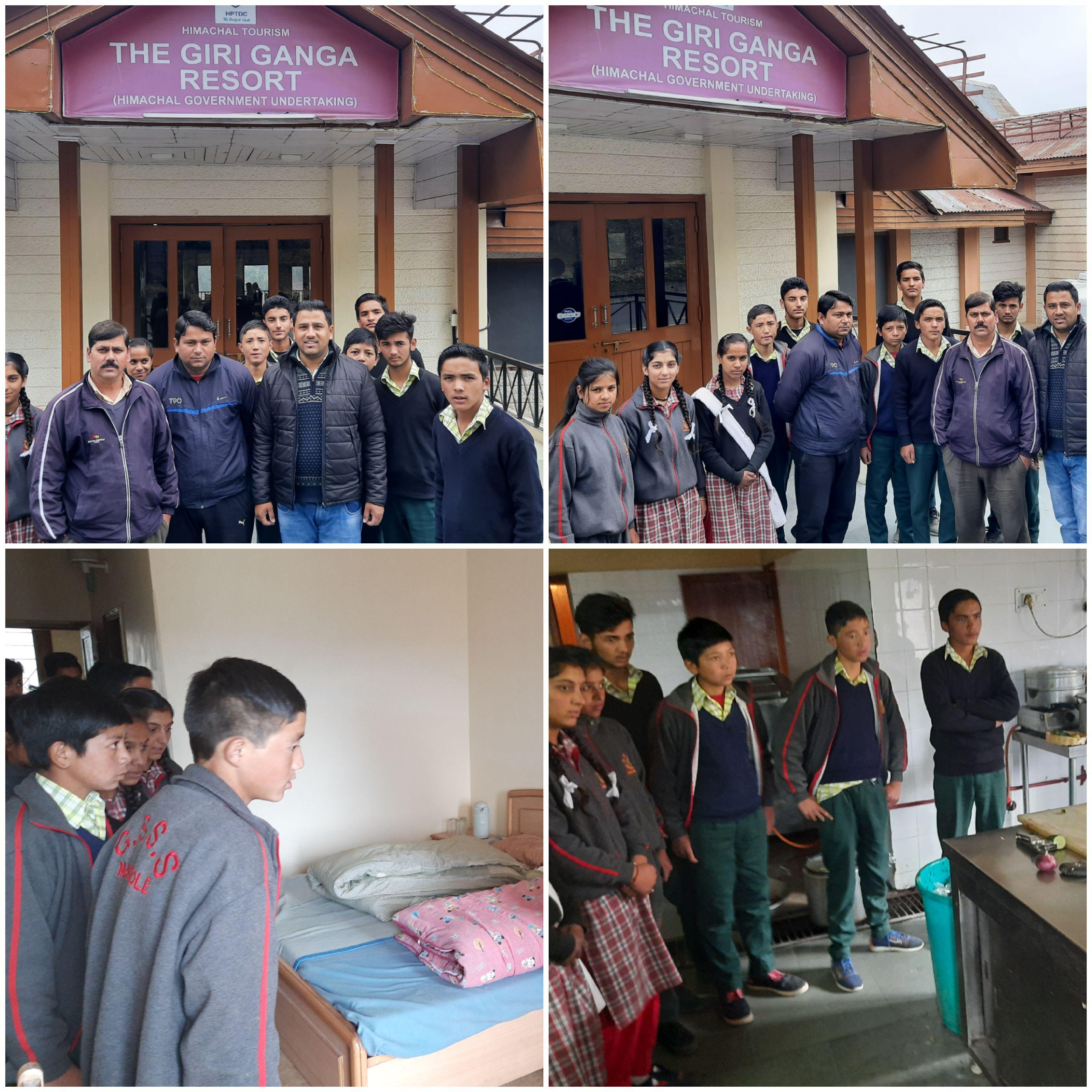 Industrial Visit to Giri Ganga Resort Kharapather.