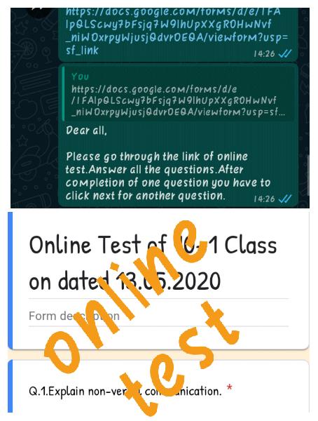 Online Class Test