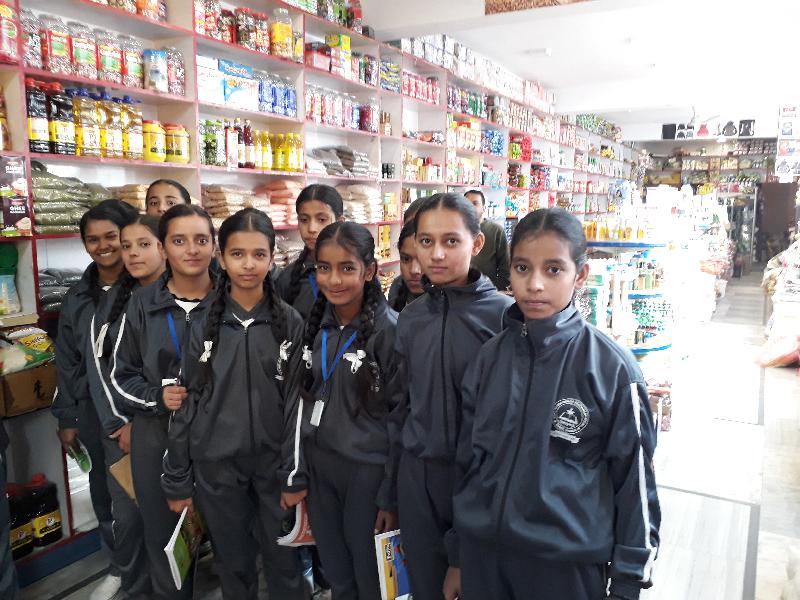Topic Retail Management  Industry Visit at Sai Mart sunni Shimla