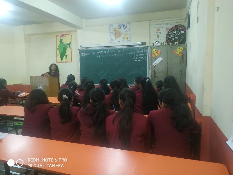 Guest Lecture given by Ms Shama lohumi