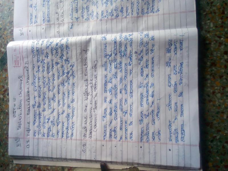 Notes prepared by student