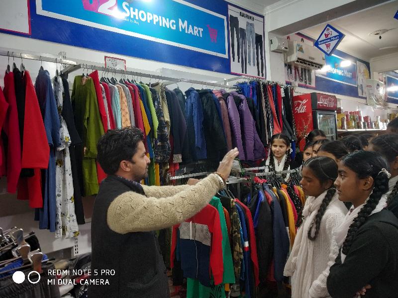 Regarding students visit to B2 Shopping Mart Una 